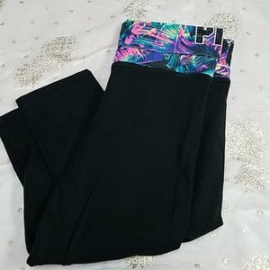 Victorias secret pink capri leggings